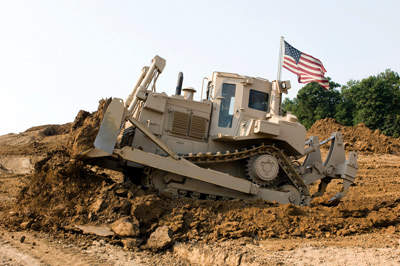 Attrezzatura da costruzione e movimento terra militare Caterpillar 1-cat-d7r-bulldozer