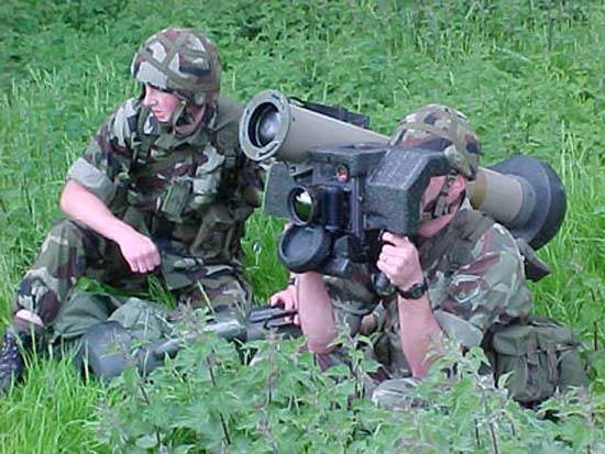 Javelin in operation with the Irish army.