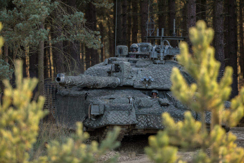 Mobile camouflage system. Courtesy UK MOD.