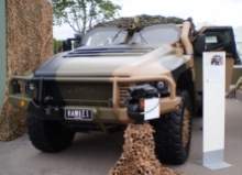 A first look at Thales' air-liftable Hawkei armoured vehicle