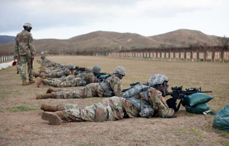 US soldiers undergo marksmanship training in Puerto Rico