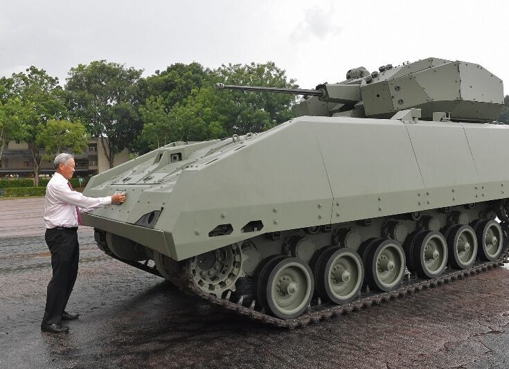 Singapore Army inducts fully digitalised Hunter armoured fighting vehicle