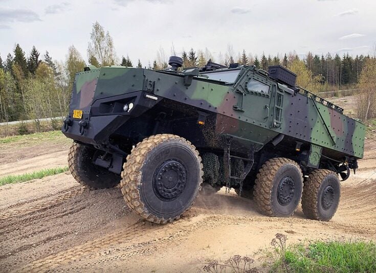 Finland receives first Protolab 6×6 armoured vehicle
