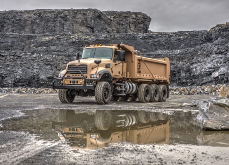 Mack Defense teams up with Crysteel for US Army dump truck contract