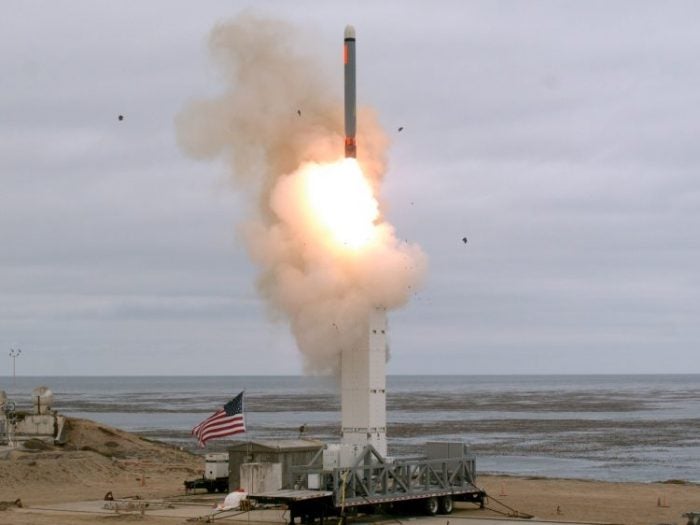 Ground Launch Cruise Missile Test