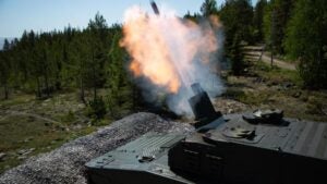 BAE Systems delivers CV90 Mjölner mortar system to Sweden