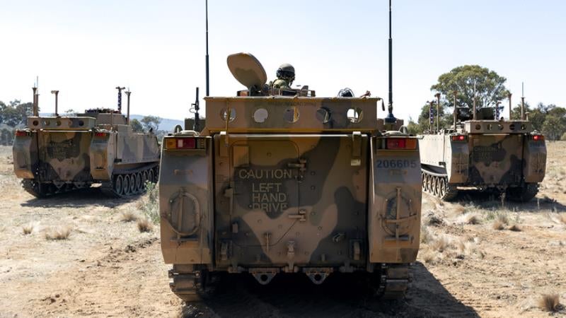 BAE Systems demos autonomous armoured vehicles for Australian Army
