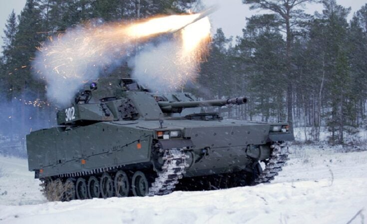 BAE Systems conducts anti-tank missile test from CV90 vehicle