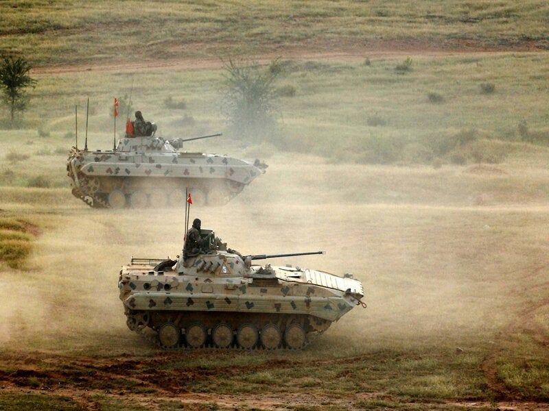 Indian combat vehicles