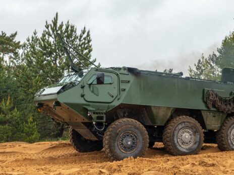 Latvian Armed Forces test Patria 6x6 vehicle platform
