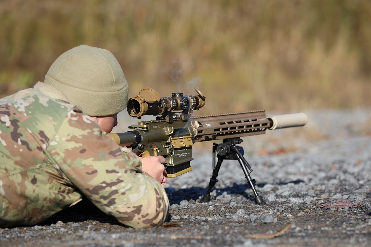 US Army sniper equipment.