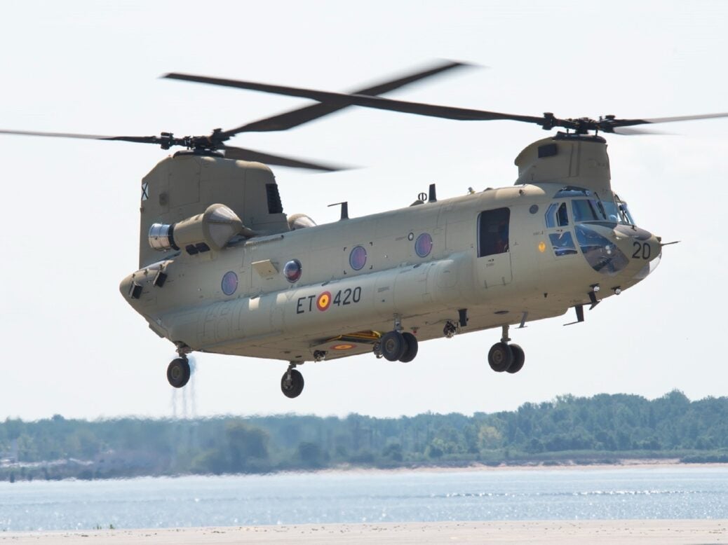 Boeing delivers first upgraded CH-47 Chinook helicopter to Spanish Army