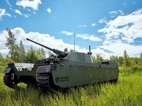 Kongsberg and Milrem conduct live firing of PROTECTOR RT from Type-X RCV