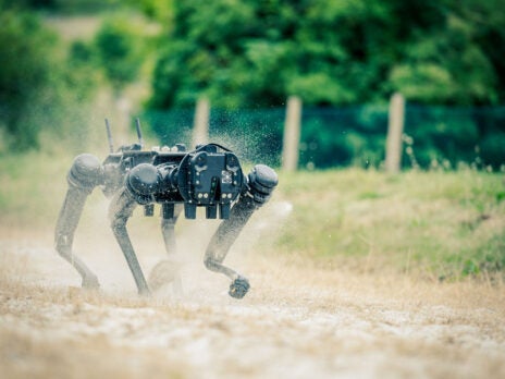 British Army and DE&S ERCoE experts test Ghost robotic dog