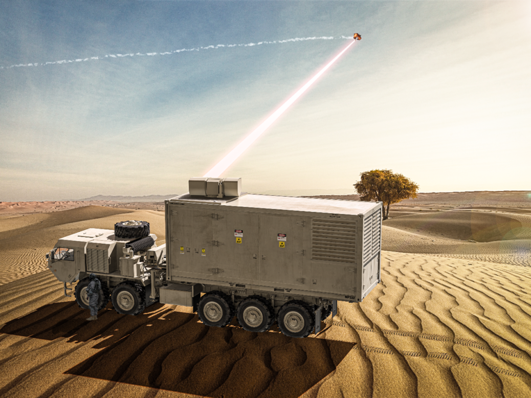 Lockheed tactical electric 300kW-class laser