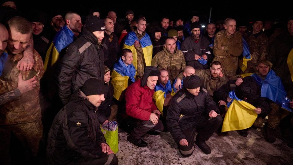 Ukrainian prisoners of war reunited in Ukraine.