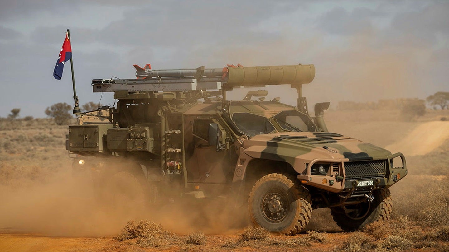 Australian Army live-fire trial of air-to-air missiles from NASAMS