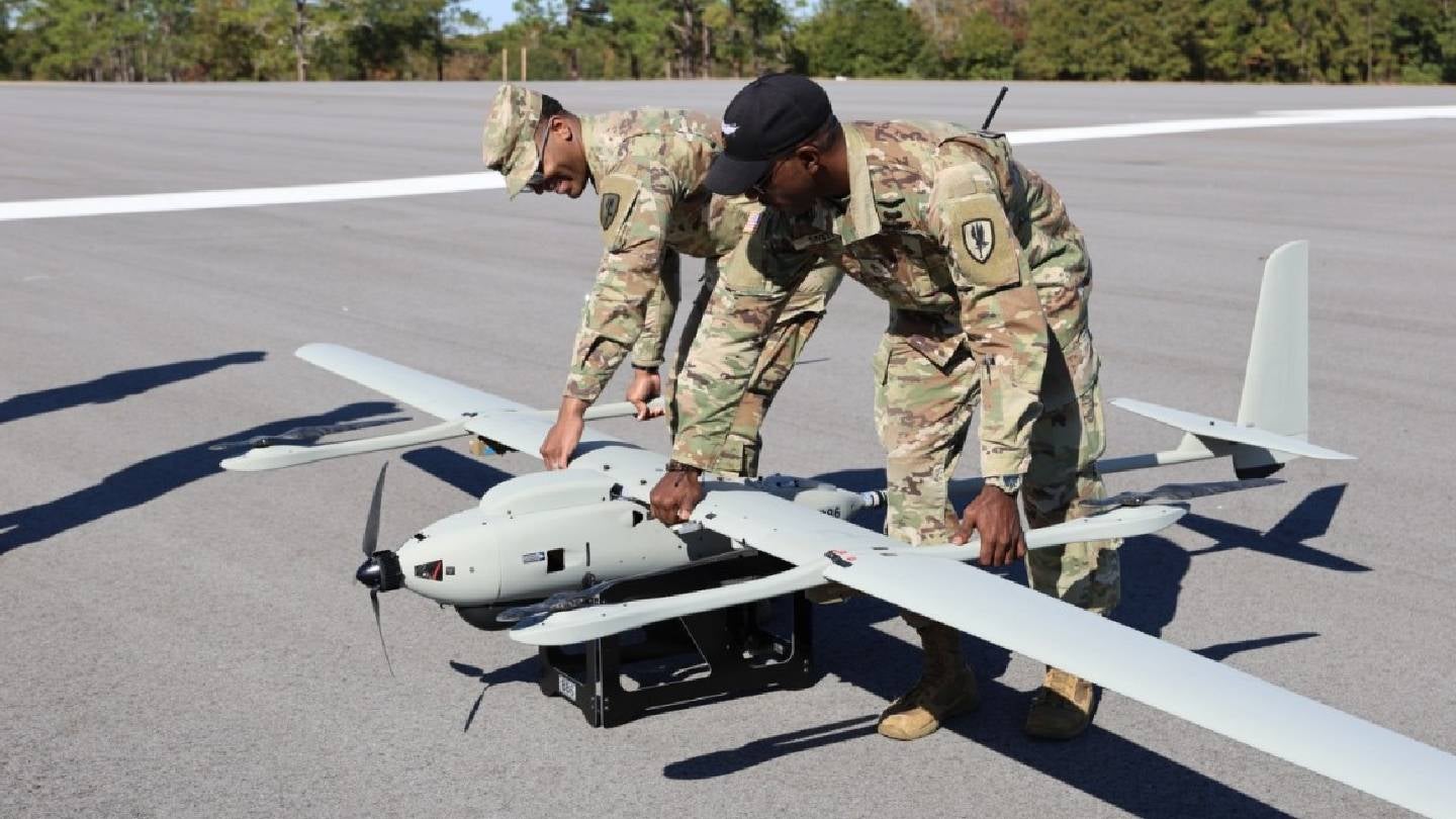 AVCOE soldiers start VXE30 Stalker UAS training ahead of fielding