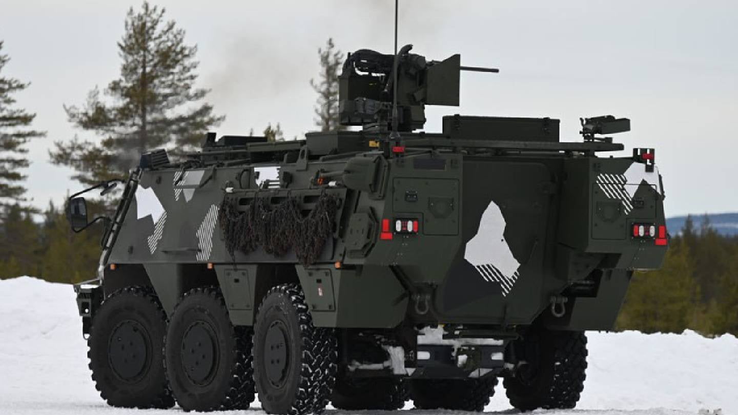 Patria and Kongsberg sign RS4 contract for 300 Patria 6×6 vehicles