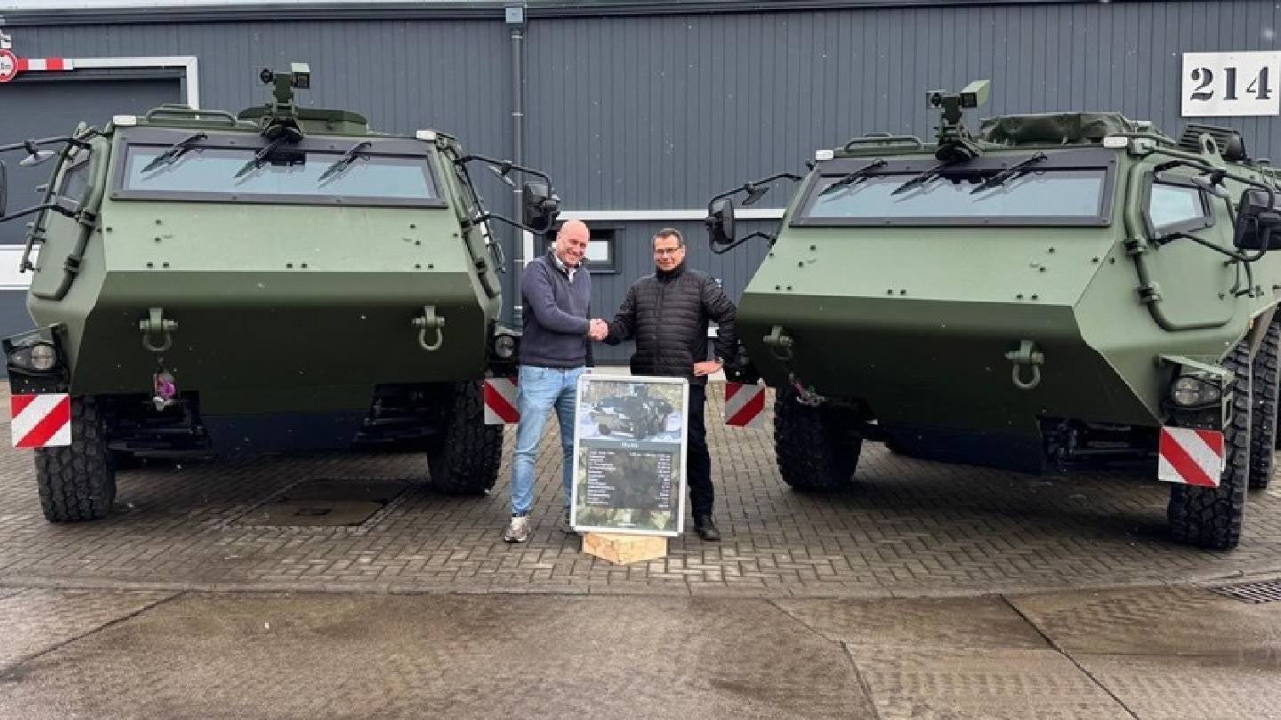 Patria Delivers First 5 CAVS 6×6 Armoured Vehicles to Bundeswehr