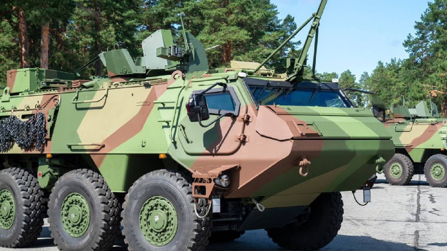 Latvia and Patria sign LCS contract for CAVS 6×6 armoured vehicles