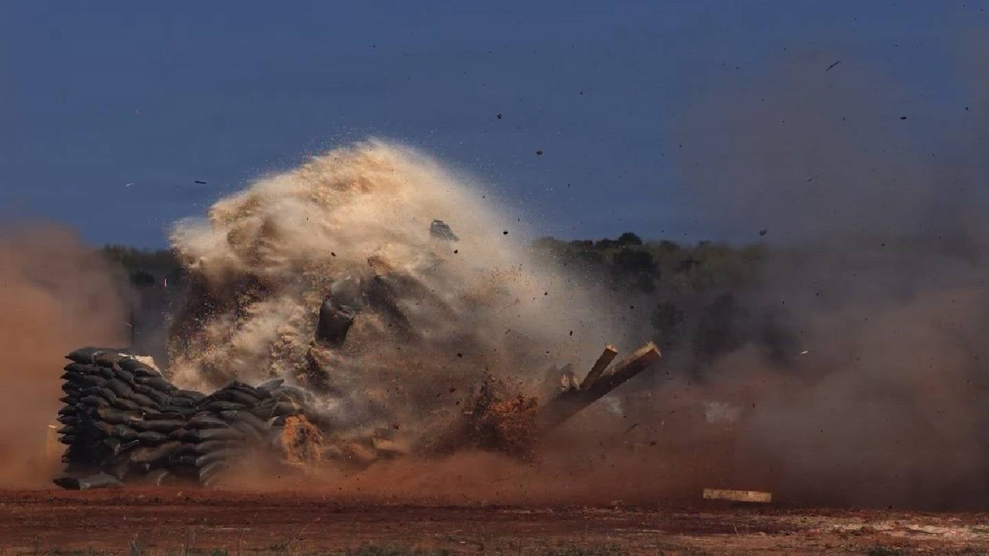 Drone-delivered bunker busting warhead passes live-fire test