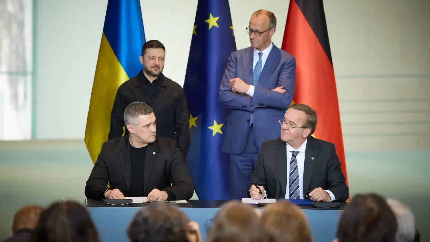 Germany, Ukraine sign defence deal on missiles, drones, and data