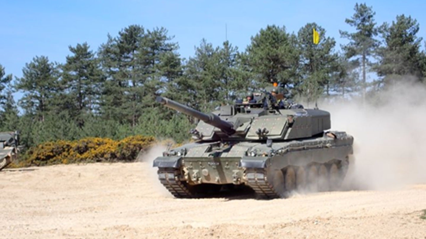 UK's Challenger 3 Tank Pre-Trials Testing Underway