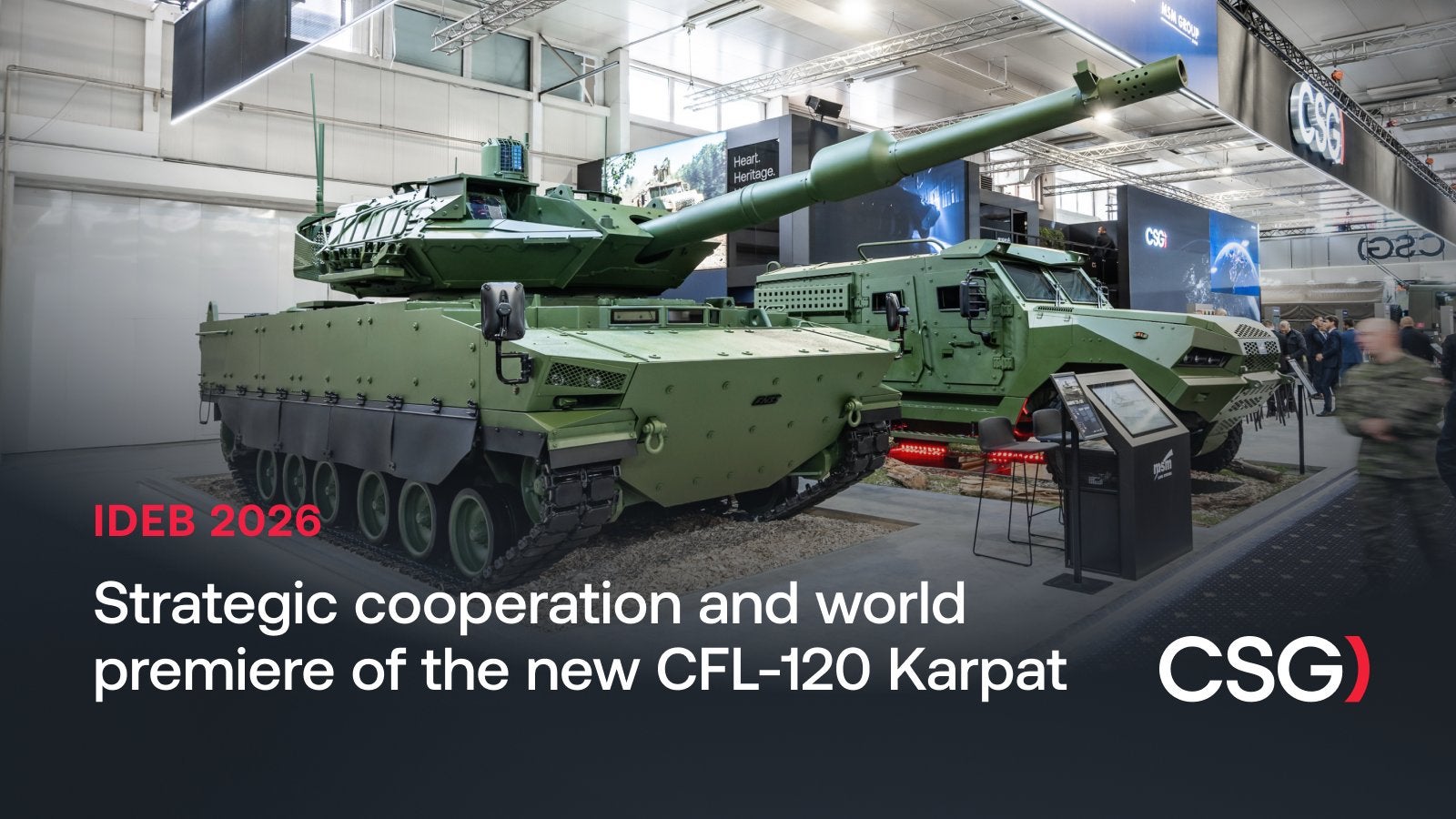 CSG and FNSS unveil strategic cooperation and introduce KARPAT