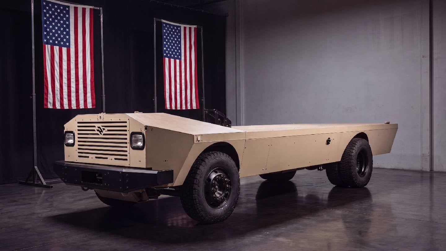 Harbinger Unveils Uncrewed Hybrid-Electric Military Vehicle Platform