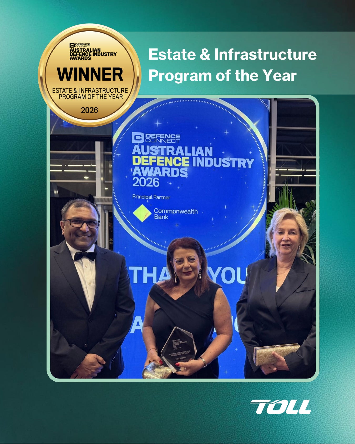 Toll Wins 2026 Australian Defence Industry Awards-feature-image