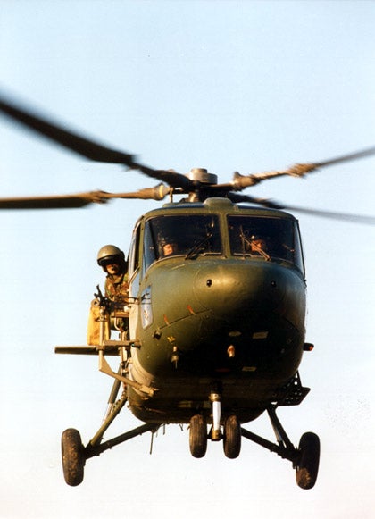 British Army's Lynx AH Mk9A helicopter