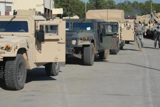 Army wheeld vehicles