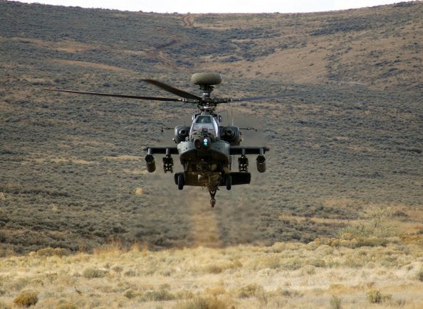 Apache helicopter