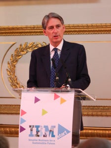 British Defence Secretary Philip Hammond