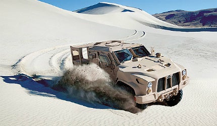 Oshkosh's light combat tactical all-terrain vehicle (L-ATV)