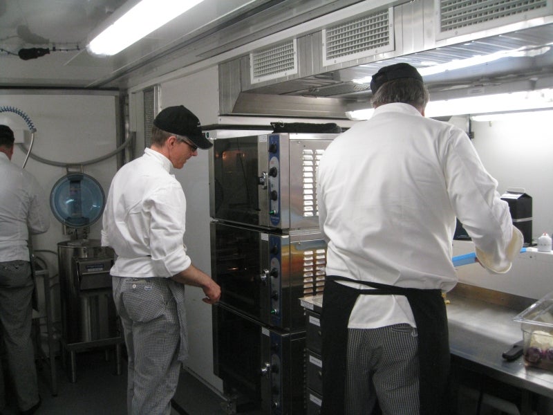 Mobile production kitchen