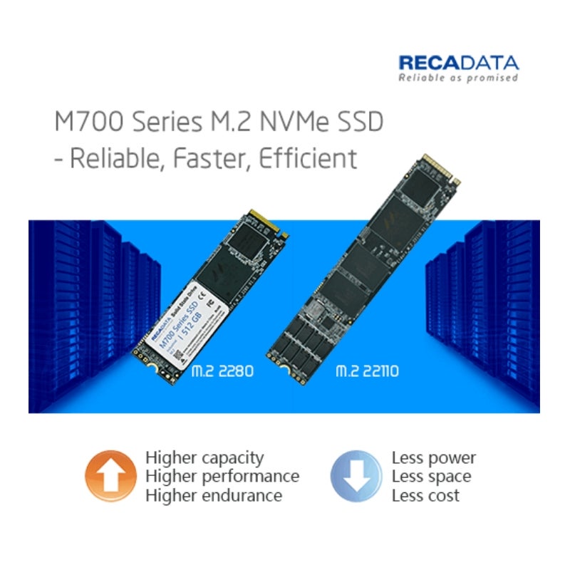 RECADATA announced first SSD product M700 series
