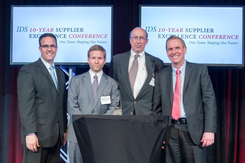 Oxley receives Raytheon 3-star award